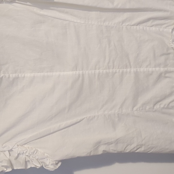 Ruffian Designer Sample White Ruffled Blouse Small 2012 2013 - Picture 4 of 4
